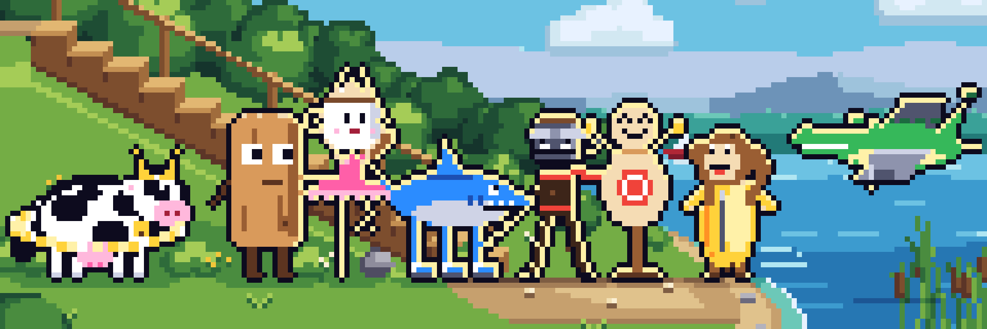 the Daily Pixel TV cast, together in one scene